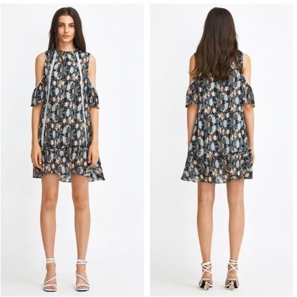 Anthropologie Foxiedox Adora Floral Summer Mini Dress NWT - Picture 3 of 15